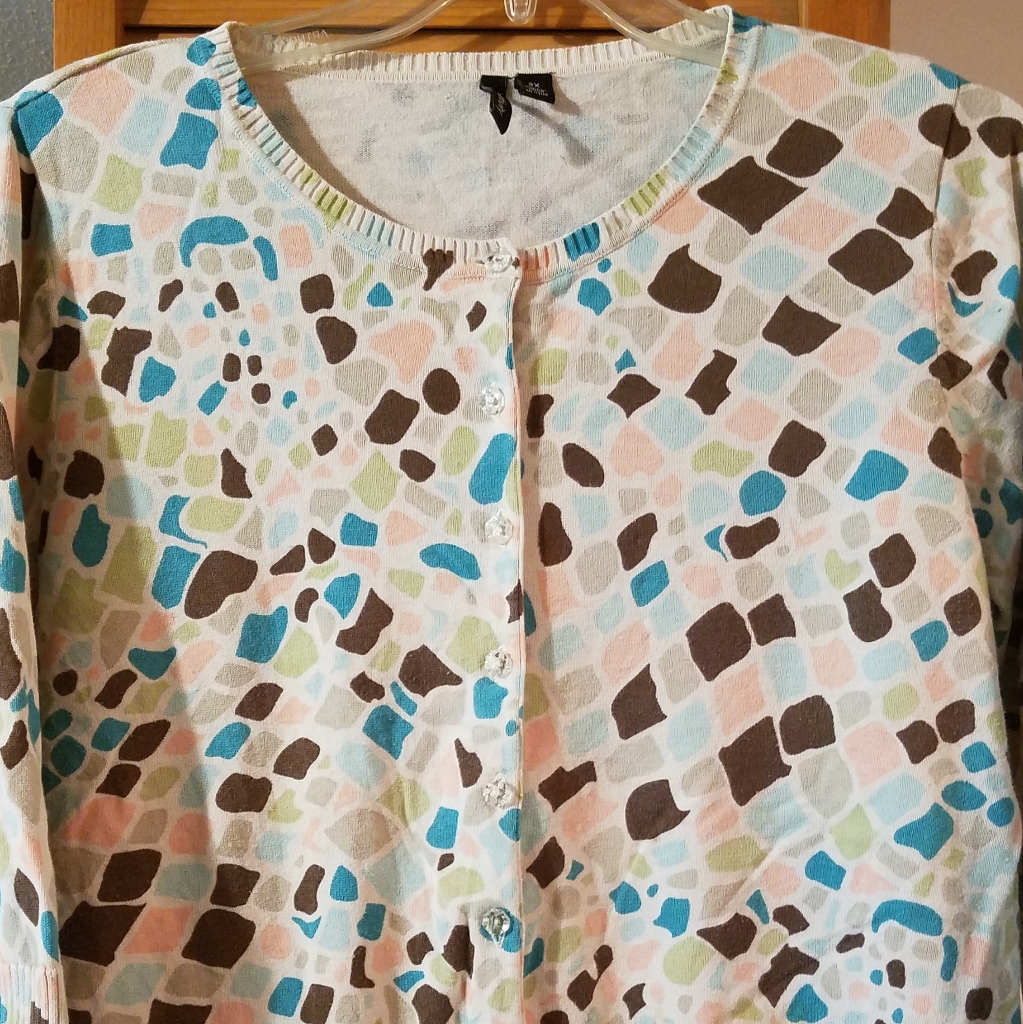 Relativity Button Front Sweater